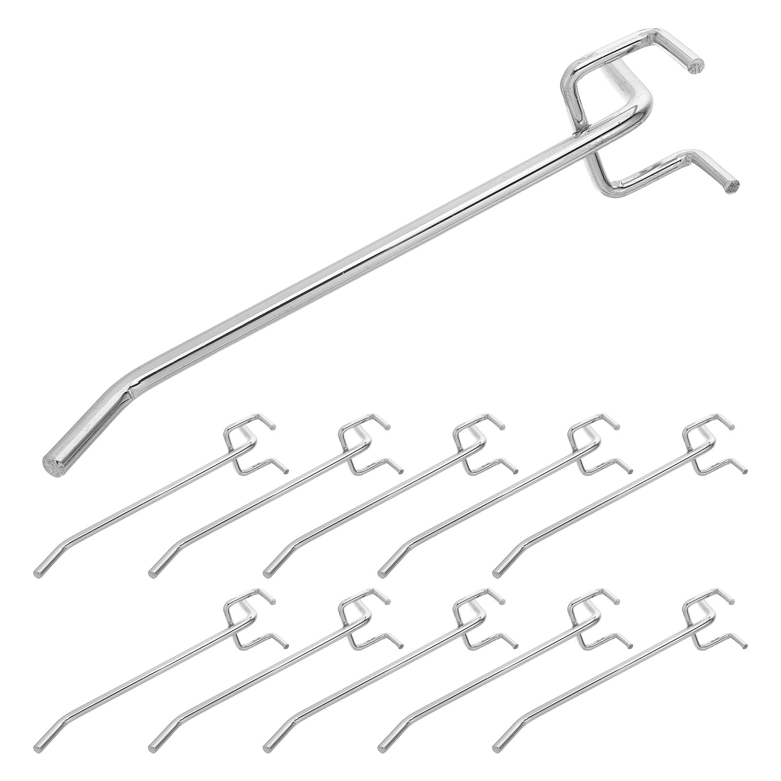 Workshop Tools Display - 12 прочных металлических крючков для перфорированной